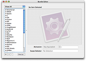 Bundle Editor