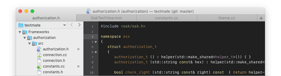 TextMate: Text editor for macOS